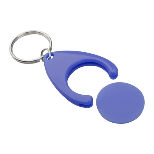 Porte clés avec Jeton caddie personnalisable - INDEP