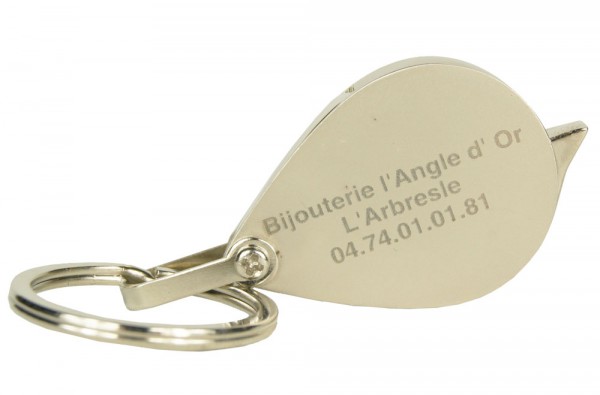 porte-clefs loupe