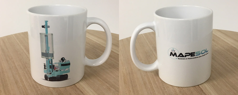 Mug avec impression en sublimation