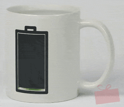 Mug personnalisé thermoréactif